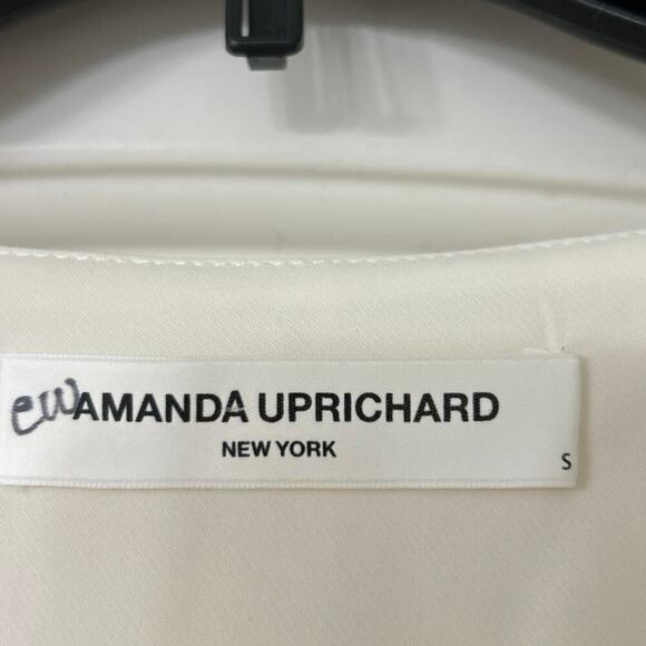 AMANDA UPRICHARD Ember Smocked Flutter Sleeve Sweetheart Neckline Top
Size Small - Picture 10 of 11